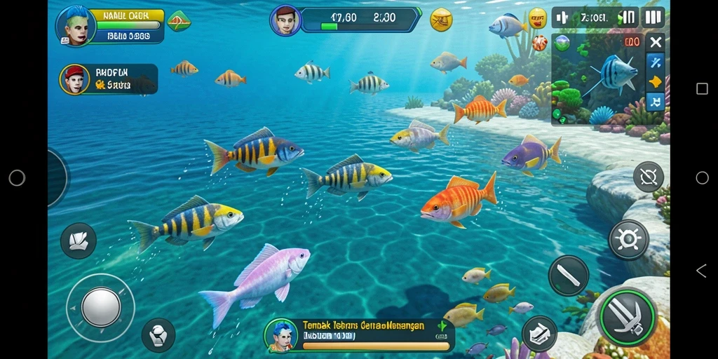 Screenshot gameplay Tembak Ikan yang seru dan penuh aksi.