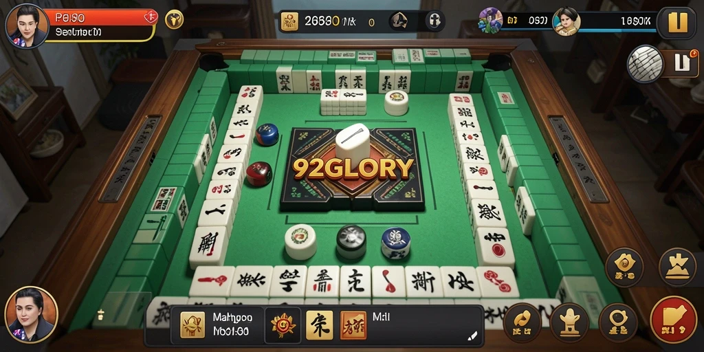 Screenshot gameplay yang menampilkan tantangan Mahjong seru.