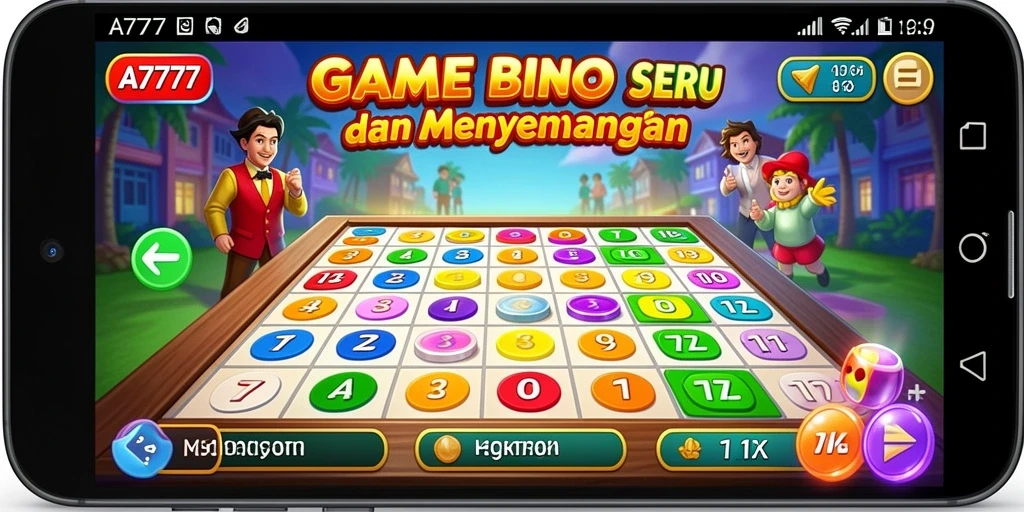 Tampilan layar permainan Bingo A7777 yang mengasyikkan.