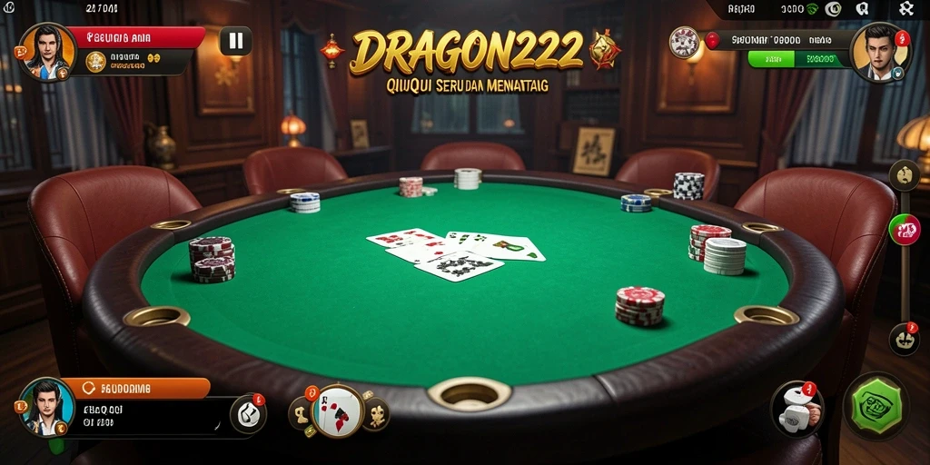 Screenshot gameplay DRAGON222 menunjukkan keseruan permainan QiuQiu.