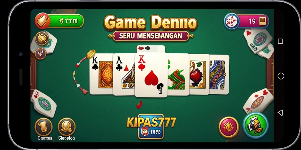 Tampilan permainan KIPAS777 yang menarik dalam gameplay Domino.