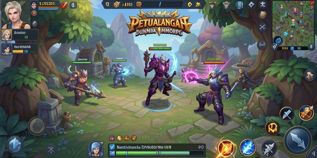 Tampilan aksi seru di gameplay MMORPG LOS303.