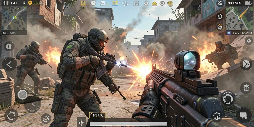 Gameplay seru MT777 dengan aksi tembak-menembak yang mendebarkan.
