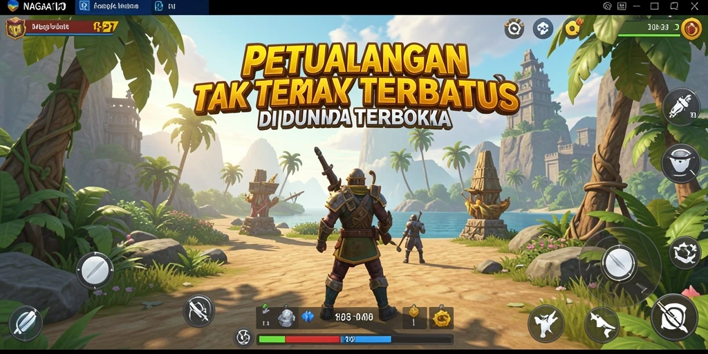 Gameplay NAGA11 yang menawan di dunia terbuka yang luas.