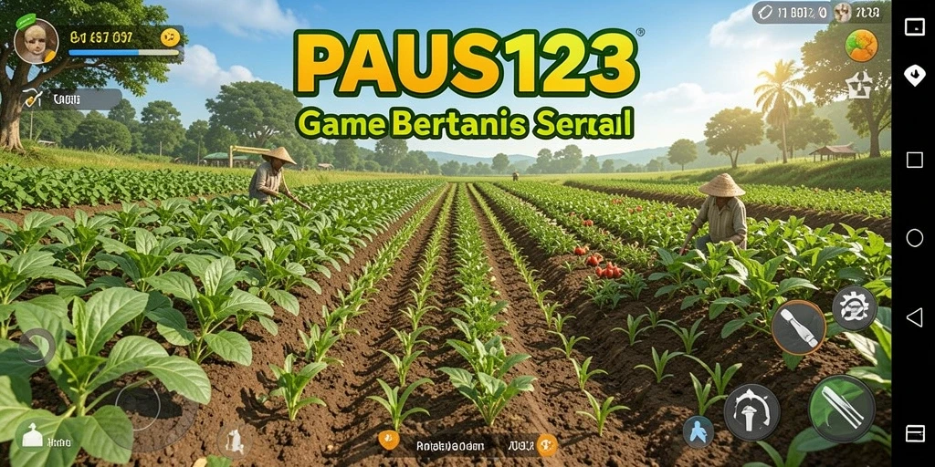 Tampilan gameplay PAUS123 yang menarik dan menggugah selera bertani.