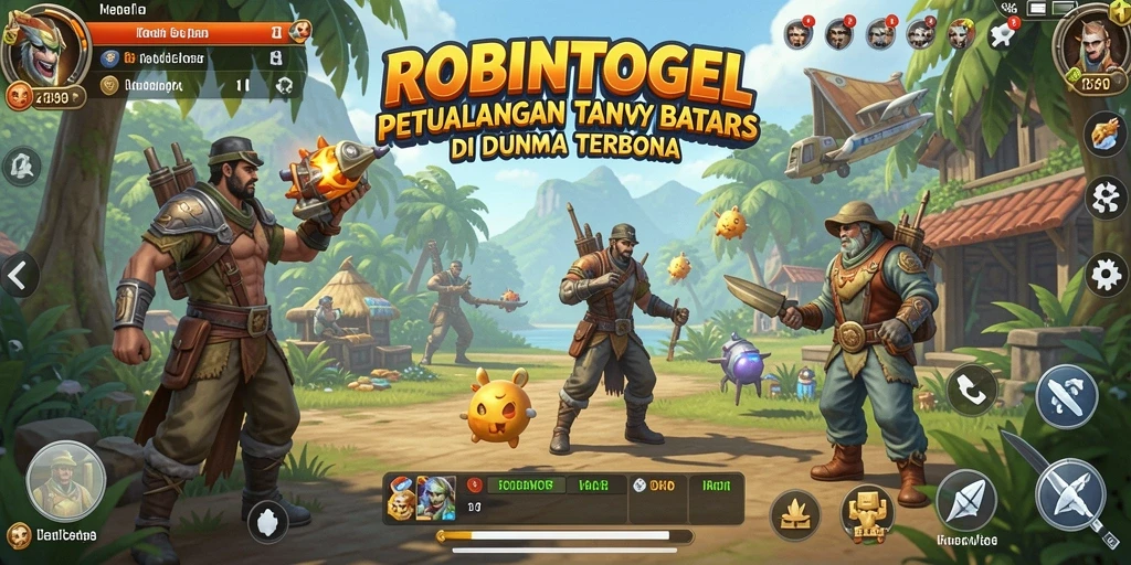 Screenshot menarik dari gameplay terbuka di ROBINTOGEL.