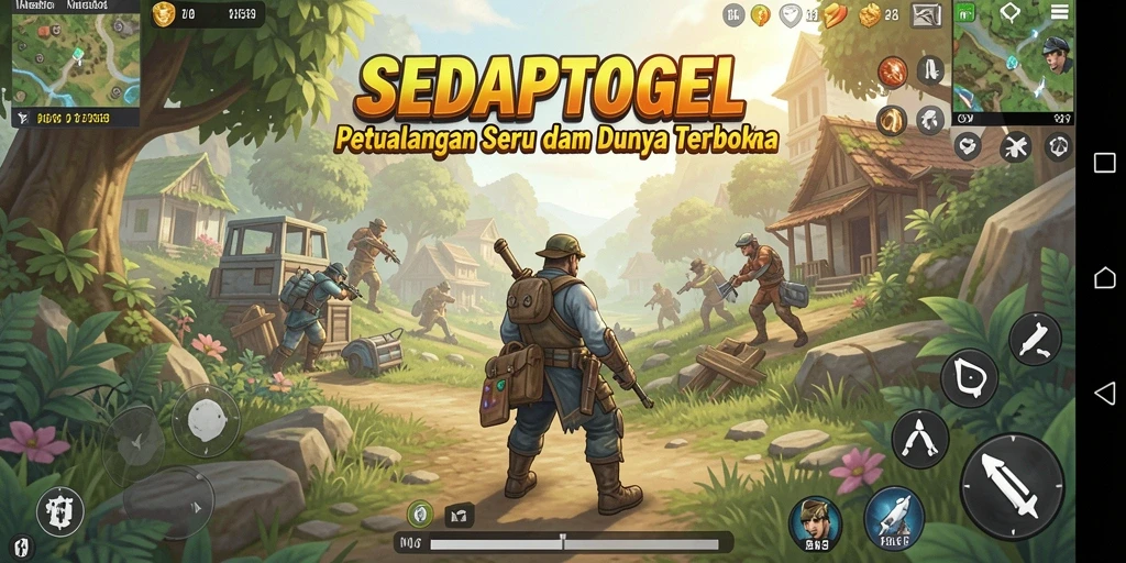 Tampilan gameplay yang menakjubkan dalam dunia terbuka SEDAPTOGEL.