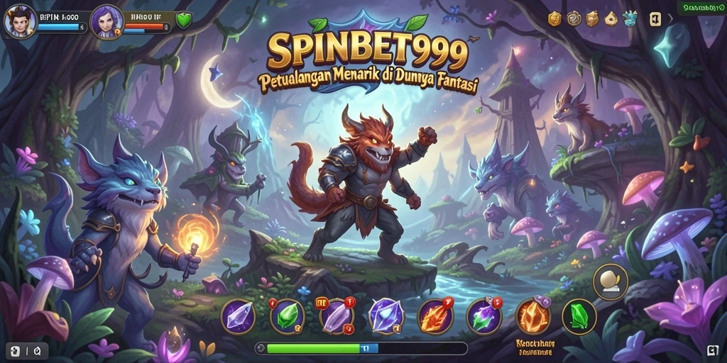 Tampilan gameplay SPINBET99 yang menakjubkan dengan petualangan seru.
