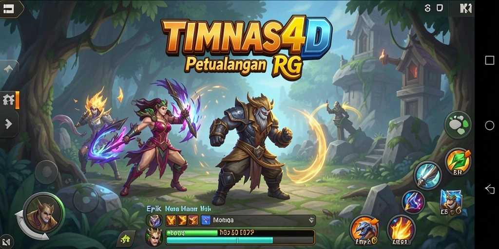Gameplay seru dan penuh tantangan dalam TIMNAS4D.