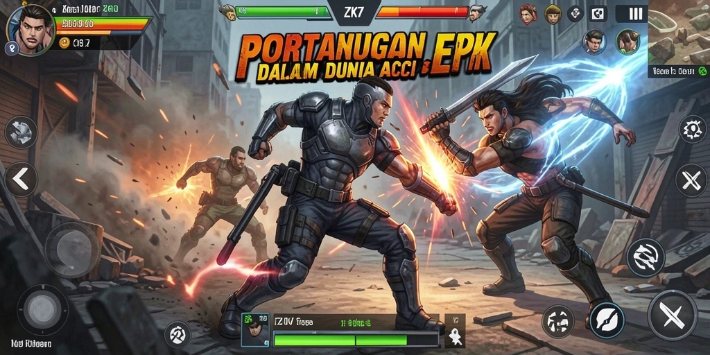 Tampilkan aksi seru dalam gameplay ZK7 yang menegangkan.
